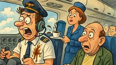 Виц: Пилотът по уредбата: „Ах, мамичката…“